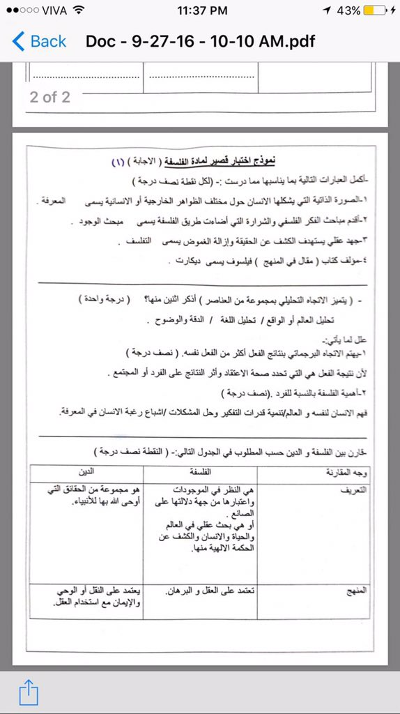seniior17's tweet photo. اختبار فلسفه قصير مع الاجابات👇🏻👇🏻 https://t.co/TC14SyAKnr