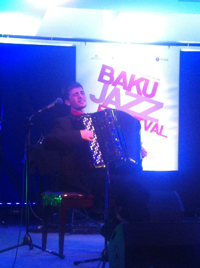AxelWech's tweet photo. MKD/AUT accordion duet Dinovski&amp;Schuberth @ Baku Jazz Festival 2016! Great concert! https://t.co/Cpk2zrPcfP