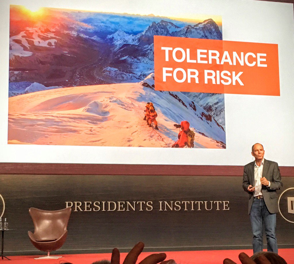 Kutchinsky's tweet photo. Marc Randolph, Co-founder of Netflix, at Disruption, Copenhagen @PresInst https://t.co/mnG7XueTRx