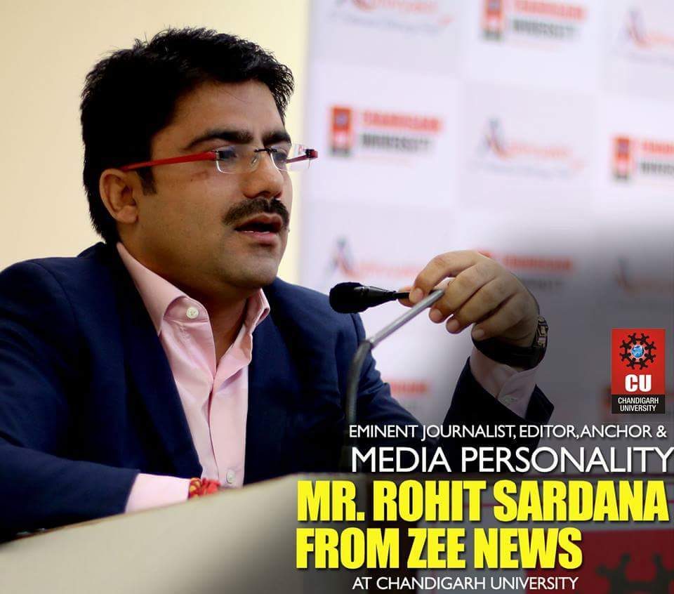UIMS_CU's tweet photo. Thanks to Mr. Rohit Sardana to spare his precious time for media students. We are totally overwhelmed. https://t.co/qnDWRkcE1v