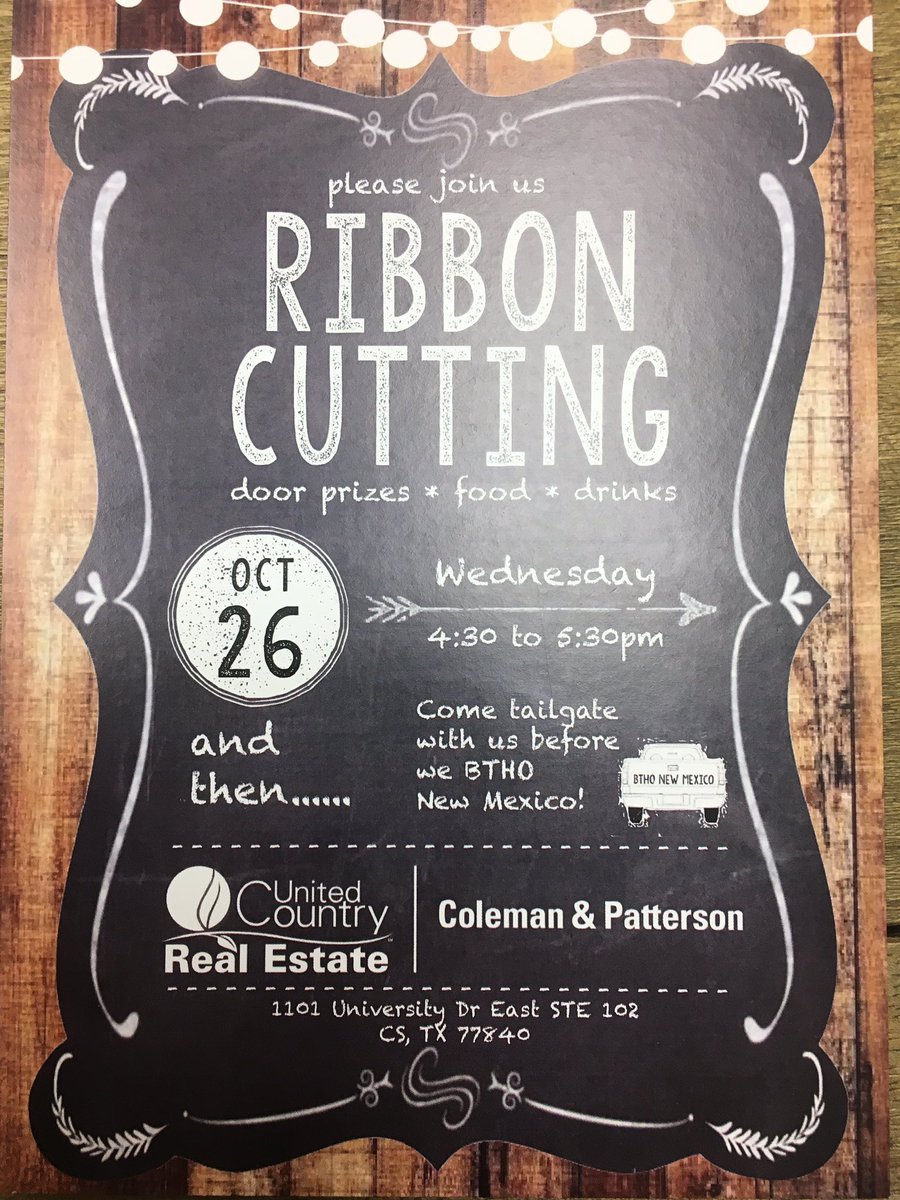 CandPTexas's tweet photo. Please join us and @BCSChamber tomorrow for the #GrandOpening of our new College Station Office! #WeSellLifestyle https://t.co/HwOjoI2FT0