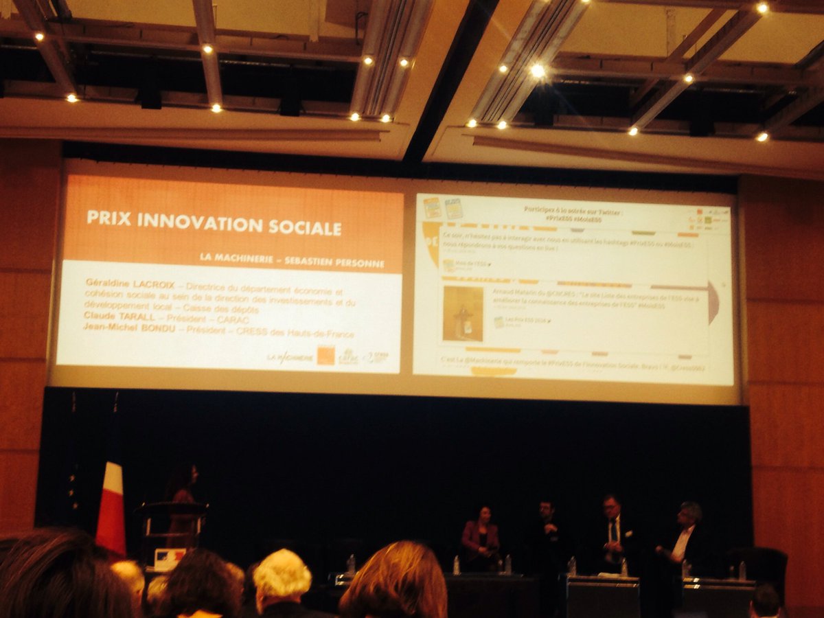PretotMaud's tweet image. Bravo @Machinerie pour le Prix Innovation sociale #PrixESS @mois_ESS @_Bercy_ @CNCRES @hautsdefrance @lasuiteNPDC @100000e @CaissedesDepots