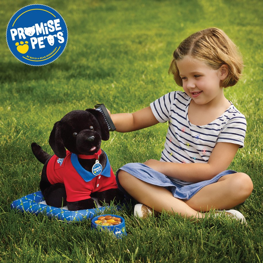buildabear's tweet photo. US & Canada Guests: This happy-go-lucky Black Lab is the perfect #PromisePets furry friend! Adopt your own today. https://t.co/1mGXwYZYB1 https://t.co/8oHxyFAlcn