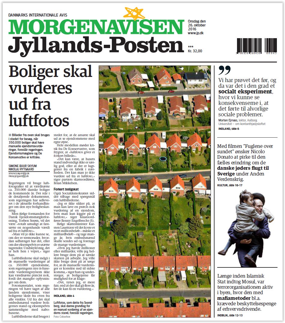 Boliger skal vurderes ud fra luftfotos jyllands-posten.dk/indland/ECE910… #tomorrowspaperstoday #dkpol