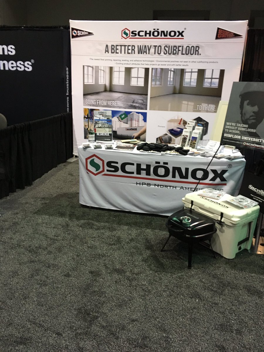 jaybeffa's tweet image. Come see me Tailgating at #MMC2016 #subfloorsolutions #hpschönox