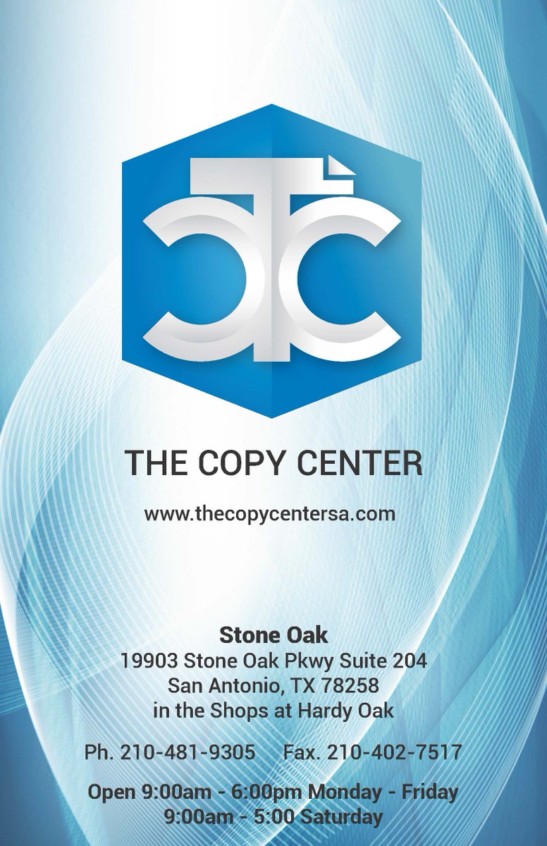 TheCopyCenterSA's tweet image. Find us at any of our locations!