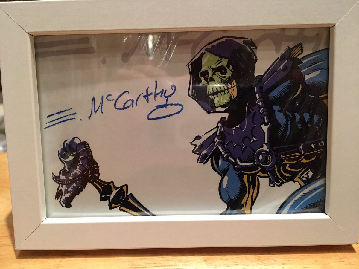 Power_And_Honor's tweet photo. RT @Vinto316: Thanks to the @Power_And_Honor Foundation for this awesome Errol McCarthy Skeletor postcard! https://t.co/iBZPaao1Im