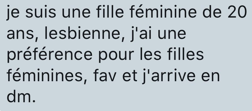lesb_rencontres's tweet photo. 20 ans ✨ elle préfère les féminines https://t.co/04mxYcogjO