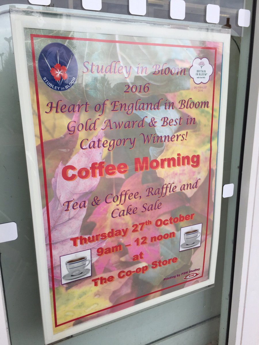 What are you up to this Thursday morning? Join us at the Studley <a href="/coopukfood/">Old Account</a> for community coffee and cake! 9am-12pm