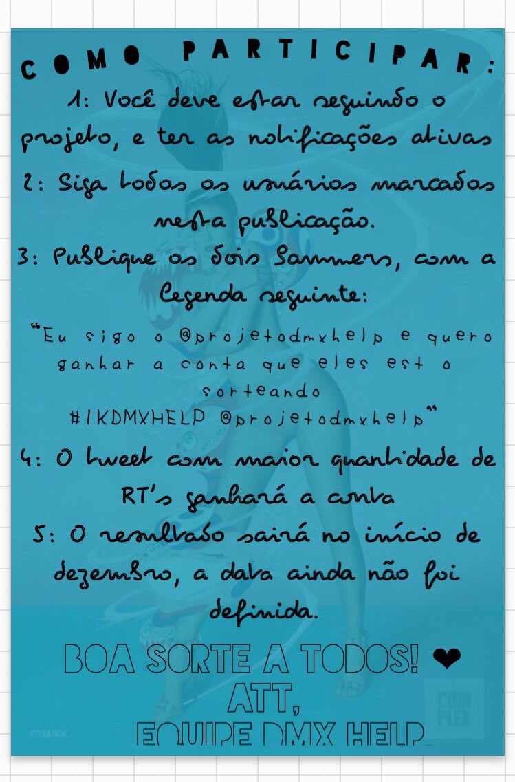 purposeztyles's tweet photo. “Eu sigo o Projeto DMX Help e quero ganhar a conta que eles estão sorteando. #1KDMXHELP @projetodmxhelp” 

💜 RT AQUI POR FAVOR 💜 https://t.co/luFDvQ1Ia8