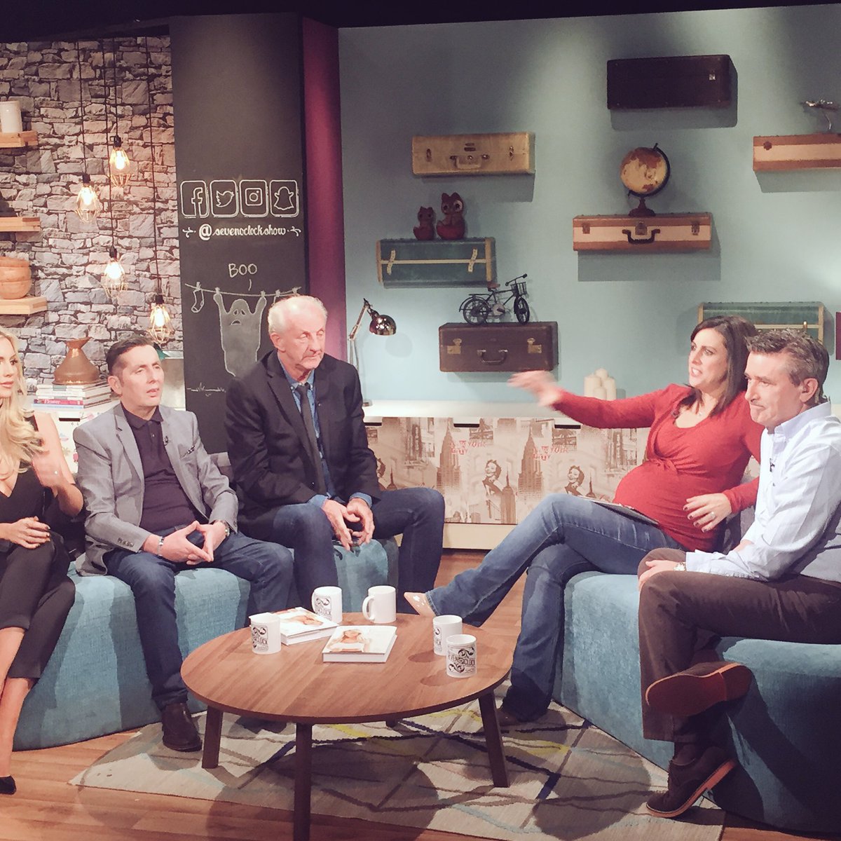 InvokeBrand's tweet photo. @SevenOClockShow lights, camera, action! Busy day! Topped off #Tv ##PhoenixCollection #Jewellery https://t.co/P48G4zaewx