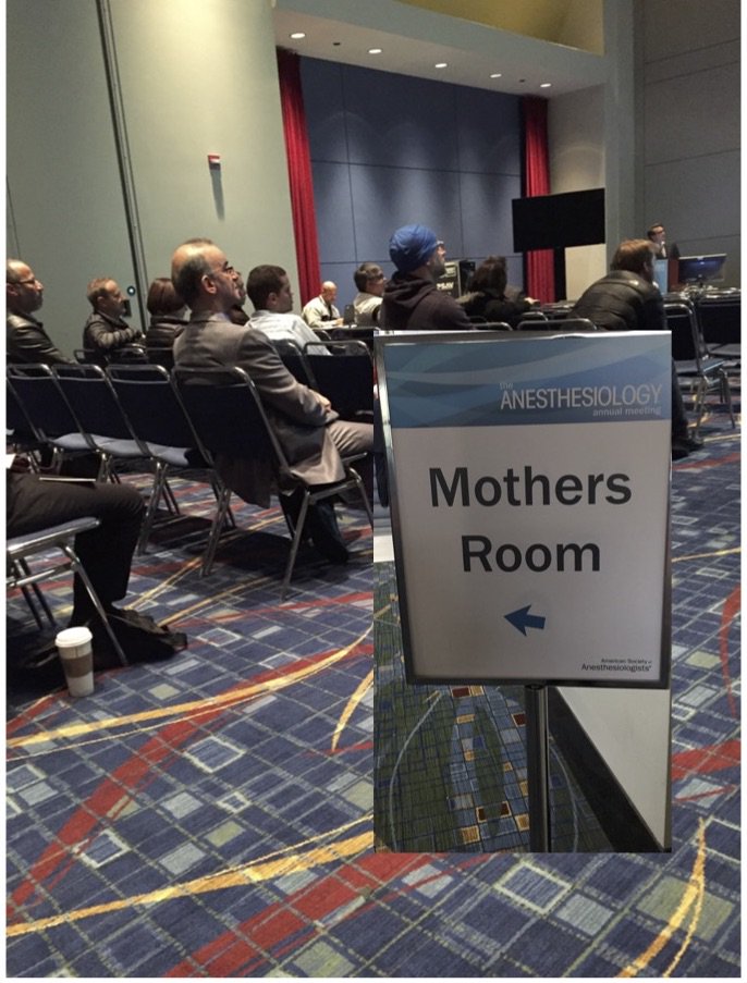HarrietHopfMD's tweet photo. What I'd like to see next year. #momsbelongintheroomwhereithappens #Anes16 @ASALifeline #WIA16 #WIAnes16 #inclusion https://t.co/BJuLf85oPZ