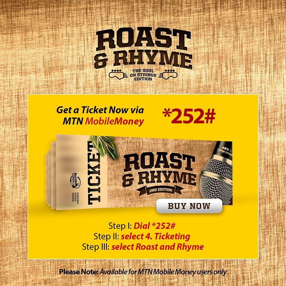 nadrony's tweet photo. Counting down 4 days to Roast and Rhyme. Dial *252# to grab yours today. #roastandrhyme #tradelance https://t.co/TaTOL0QKln