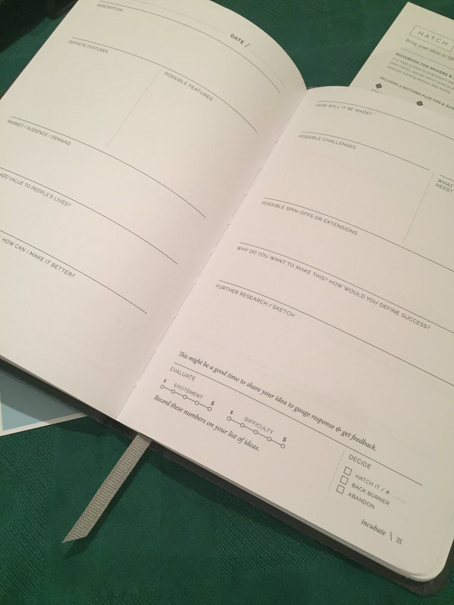 SantiagoRaT's tweet photo. Yessss it's here Thnx @TwoTumbleweeds #hatchnotebook it is even better as xpected @KickstarterTips Turn Ideas into Reallity https://t.co/hlykWrjn7S