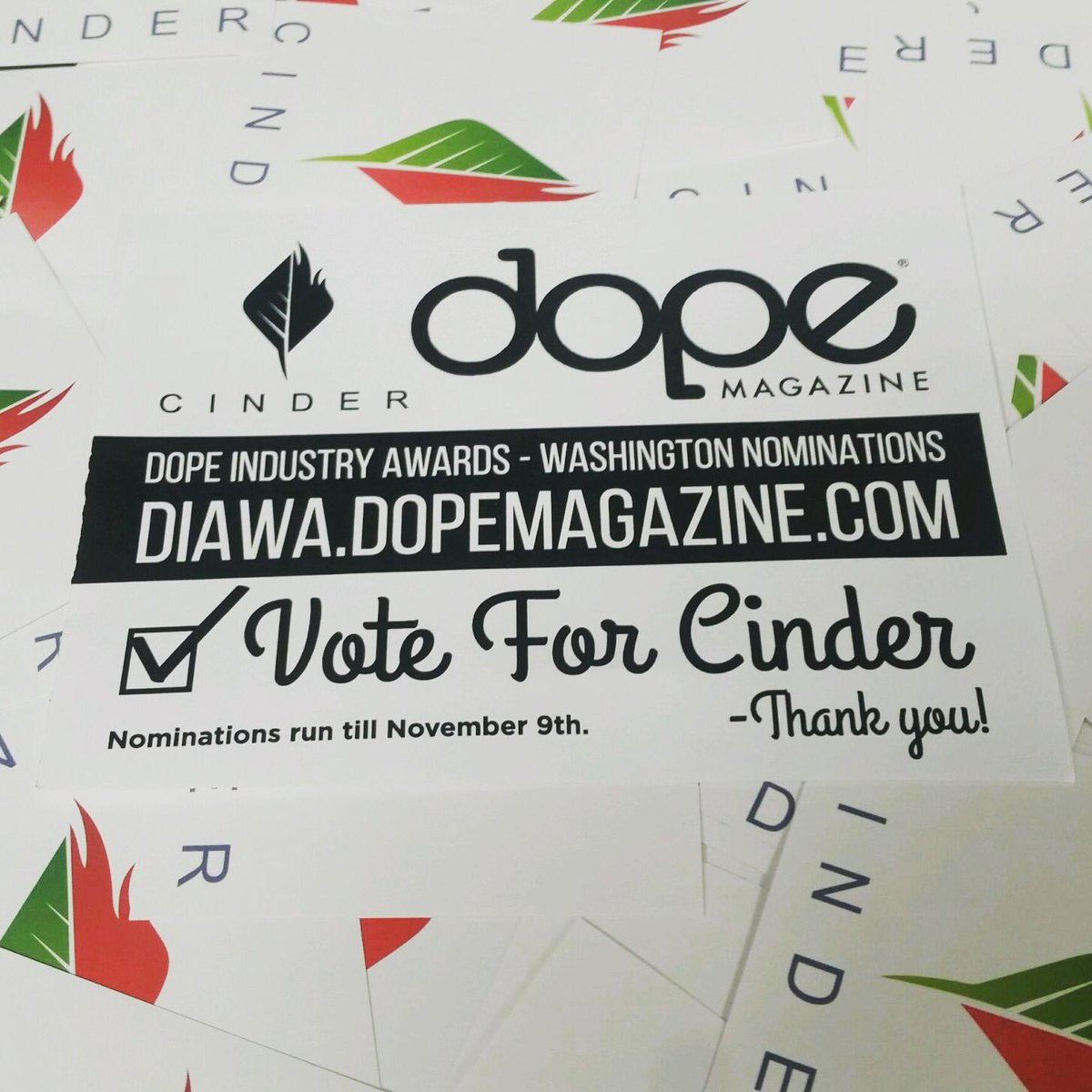 Vote Cinder for the #Dope awards!!