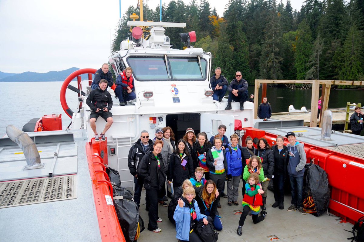 castboy's tweet photo. Thanks to Sea Island for coming to @campkerry this weekend. Everyone loved it. @DFO_MPO @DFO_Pacific @CCG_GCC  Thank you again! https://t.co/XWc3JiZqEo