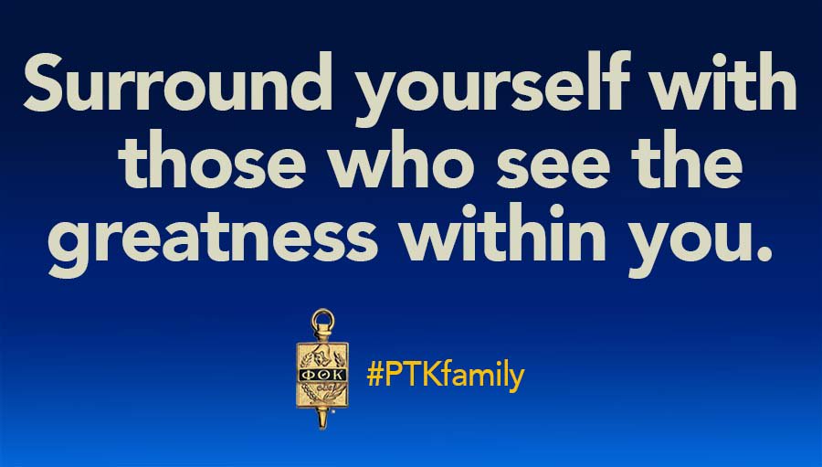 PHITHETAKAPPA's tweet photo. #PhiThetaKappa members are part of a family of scholars. We encourage, challenge and support each other to pursue our dreams. #PTKfamily https://t.co/HNKApZa7On