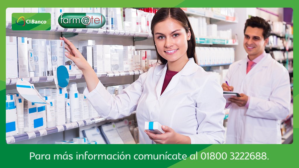 cibanco's tweet photo. Realiza tus compras de medicamentos en @farmatel con tu Tarjeta CIBanco y obtén grandes beneficios. https://t.co/KLVNkLJtC6
