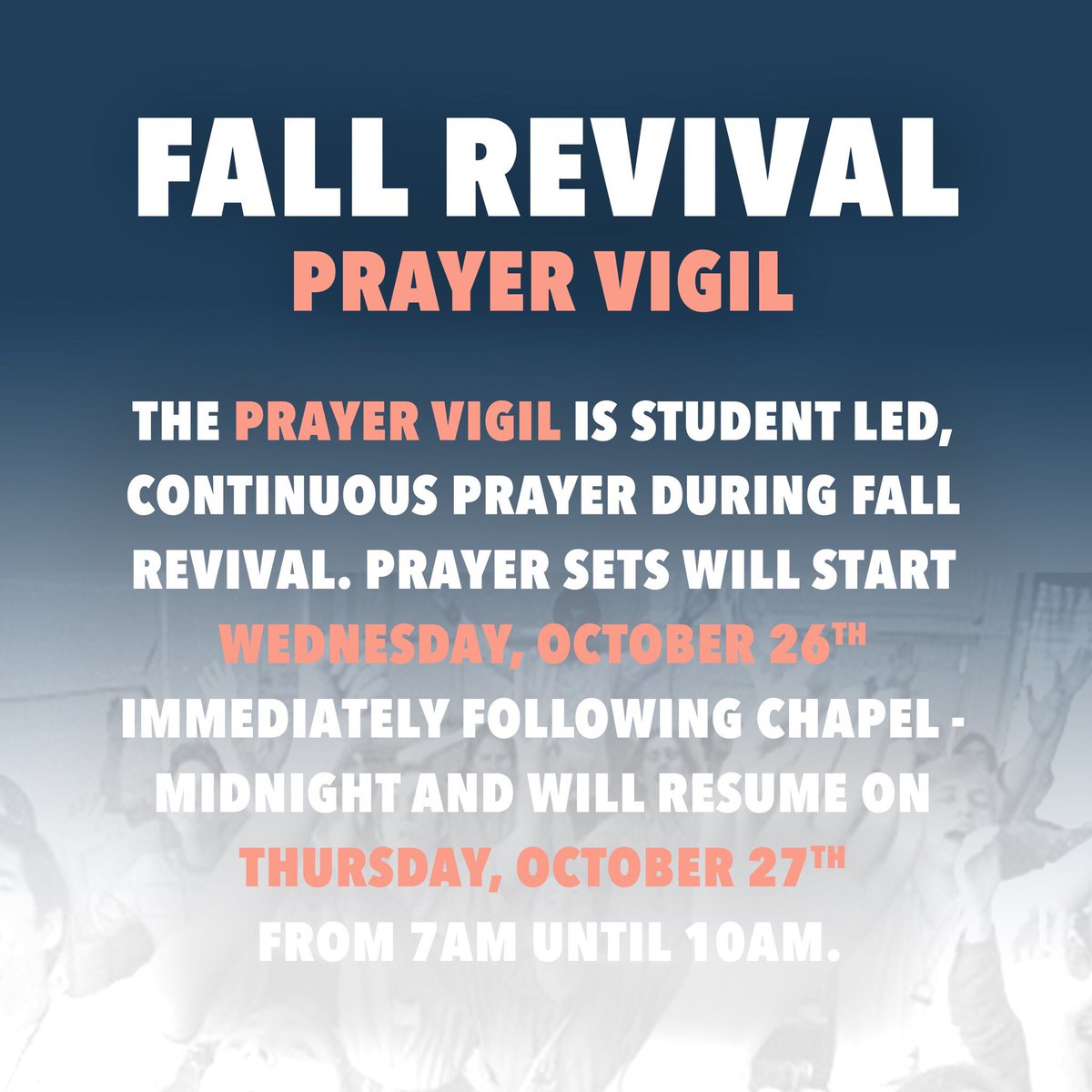 Fall Revival Prayer Vigil!