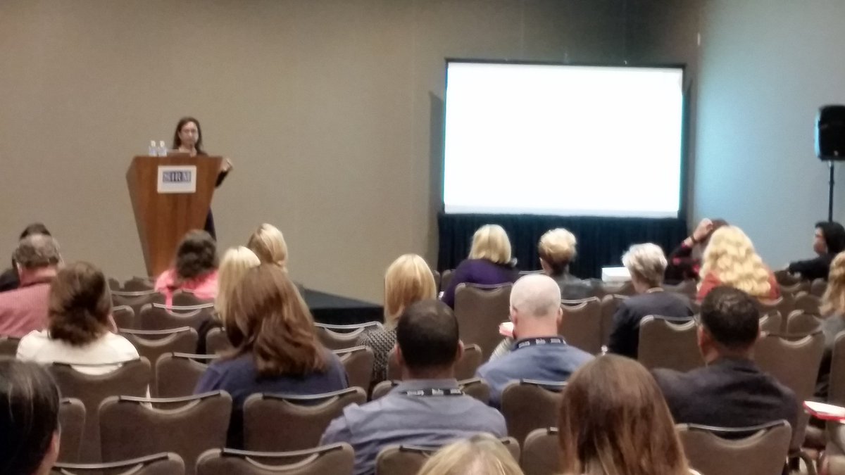 Elsa Zambrano, Chief HR Officer, talking about Belonging and Footprints at Sitel at SHRM's Diversity &amp; Inclusion Conference. #WhySitel