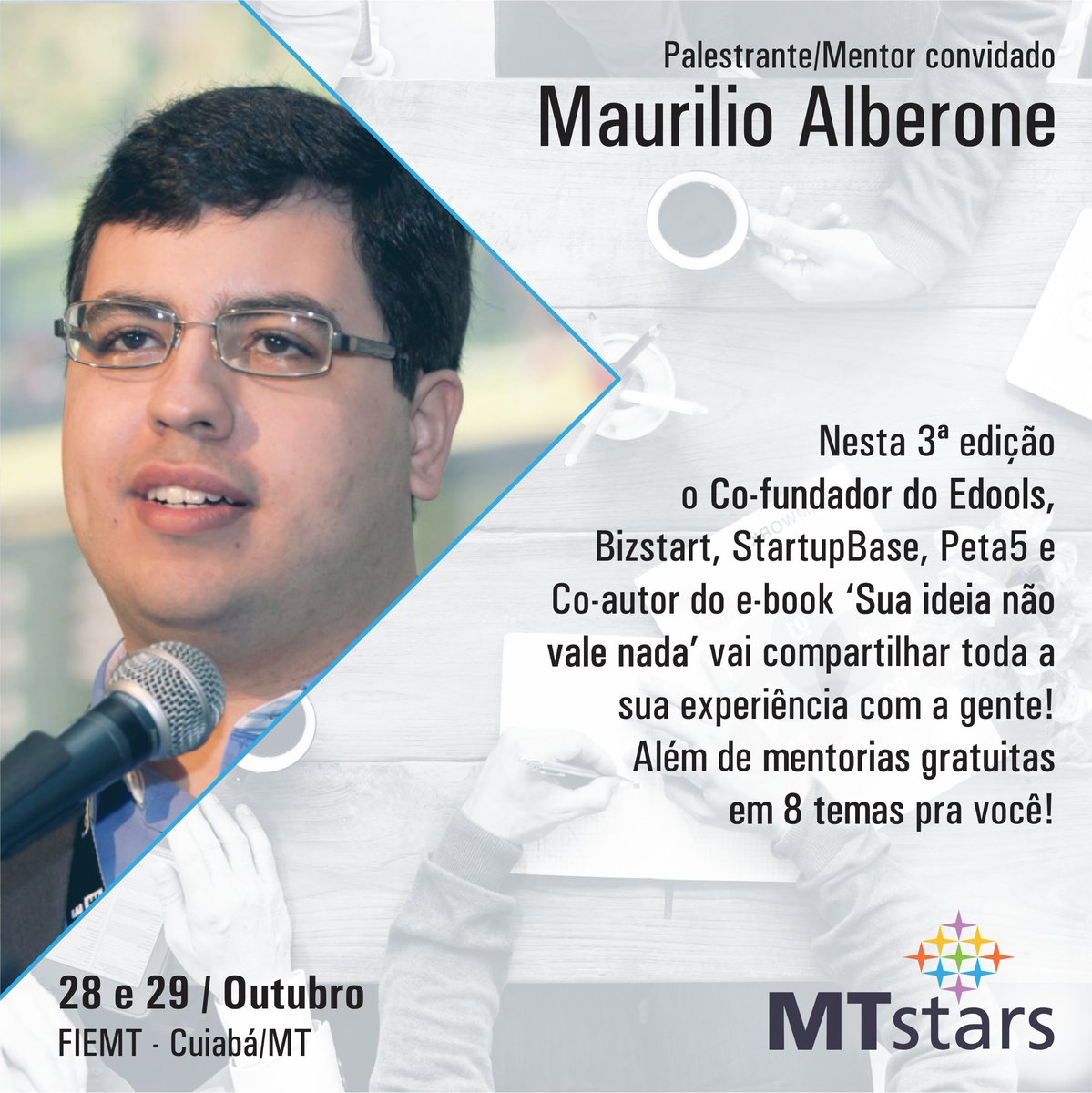 sebraemt's tweet photo. Sexta e Sábado tem #MTStars, garanta logo sua participação e a sua mentoria: https://t.co/xL8gaETOu8 https://t.co/8iclVbAt1Z