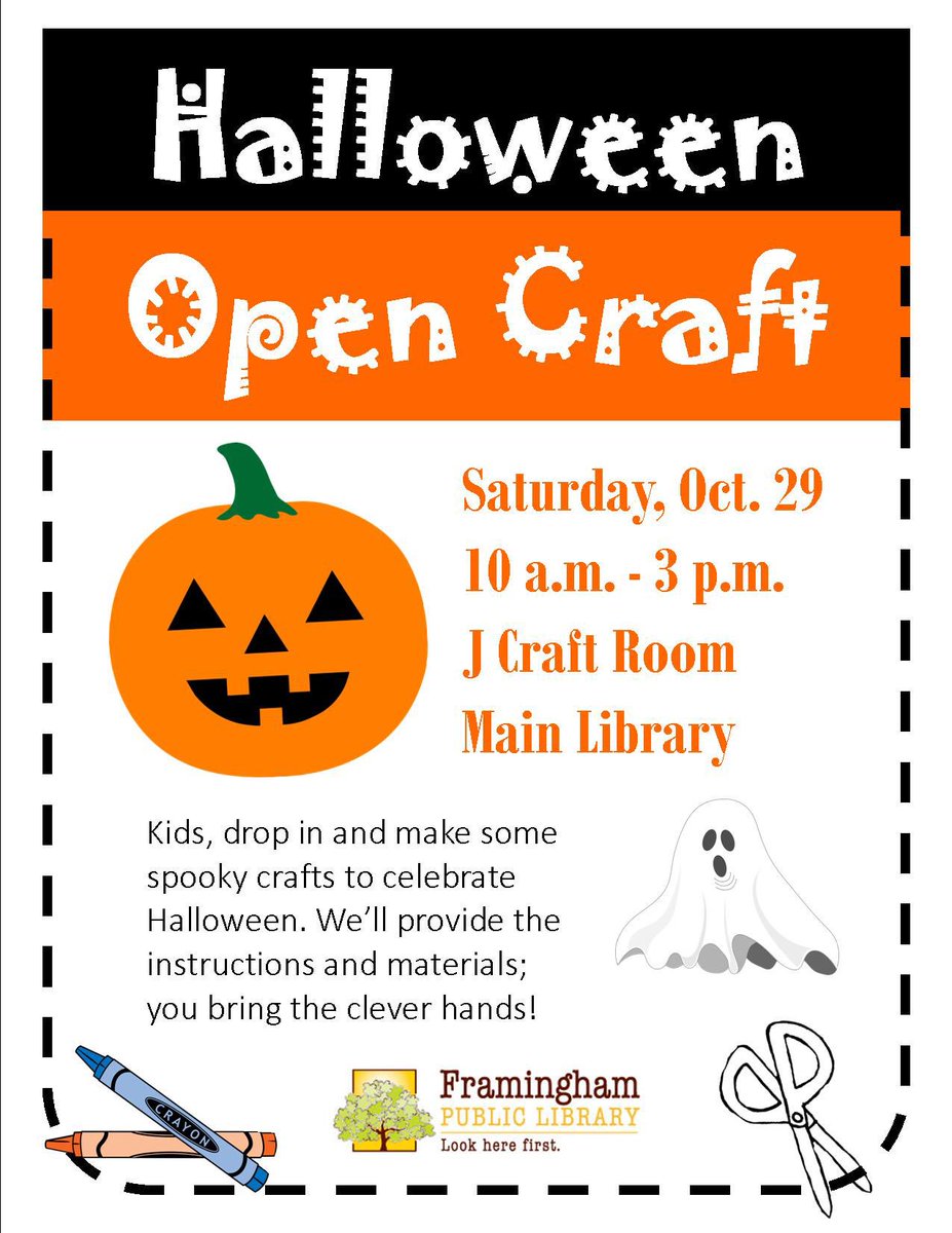 daniellecers's tweet photo. This is such a fun time of year to be working @FramPub @FraminghamKids 🎃👻Look at all our great programs coming up! https://t.co/X7Pvr8FVSQ 🎃 https://t.co/FzYjjWrunA