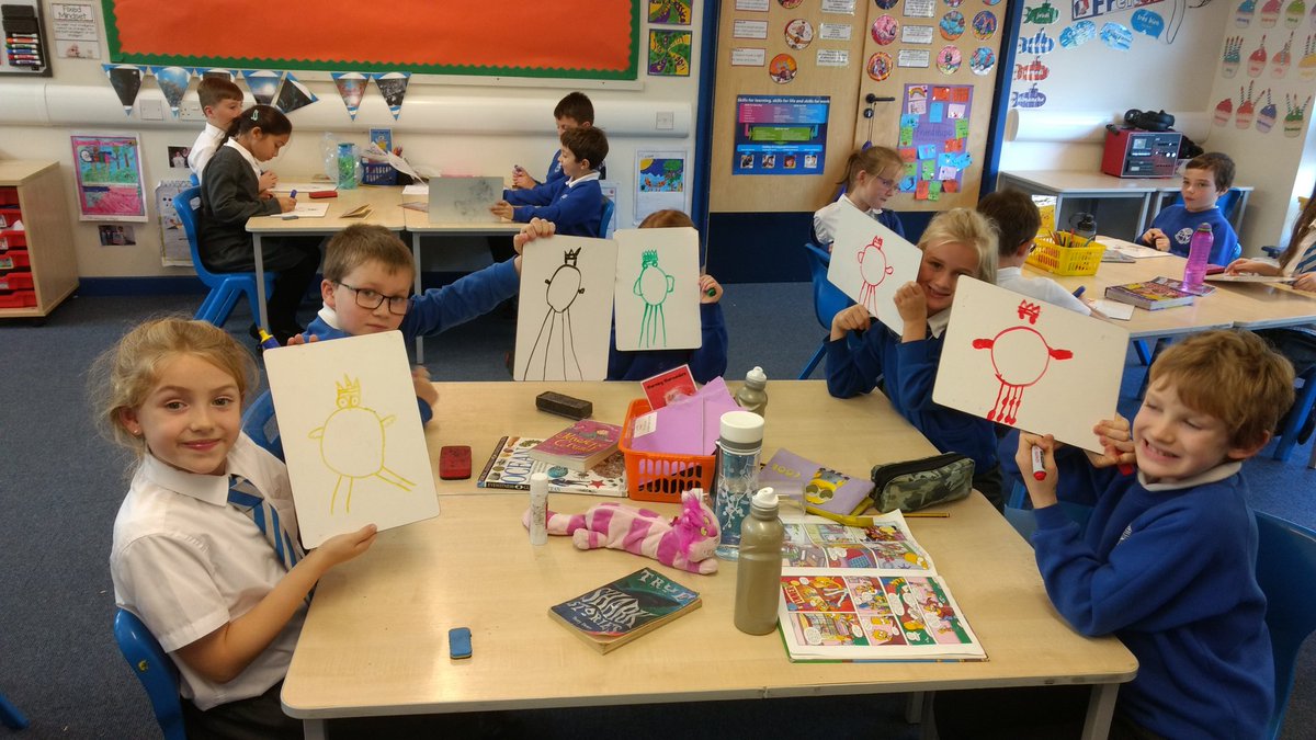 MrsRSeaview's tweet image. We created our own algorithm for a Crazy Character. #unplugged #BarefootComputing #computationalthinking