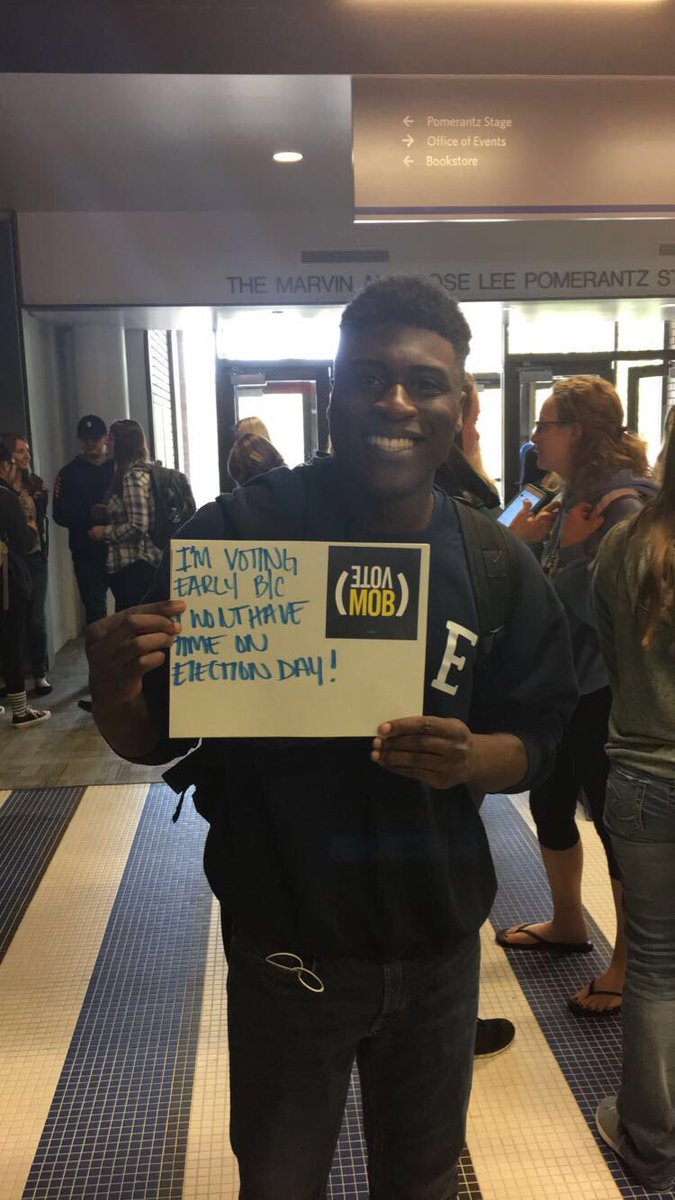 CoffeeWithKenia's tweet photo. "I'm voting early because I won't have time on Election Day."
#DrakeVotesEarly
#VoteMob2016
#DisruptVoteDisrupt https://t.co/gWVClSdps2