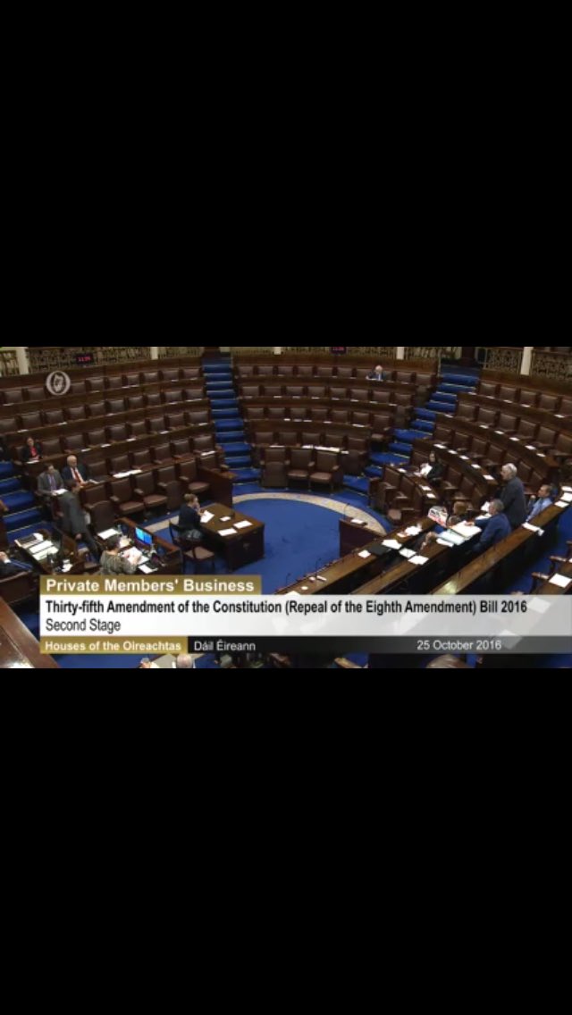 _laboursoflove's tweet photo. Basically empty Dail for #RepealBill. I am disgusted. I feel ignored. TDs are supposed to REPRESENT that's why they have seats! https://t.co/m5o5zFqp0c