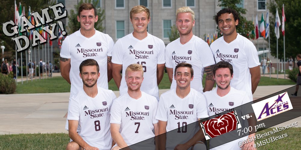 MoStateMSOC's tweet photo. It's senior day at Allison South Stadium! Come celebrate the accomplishments of our seniors! Gates open at 5:30 p.m. #MSUBears https://t.co/35DjWPVzeM
