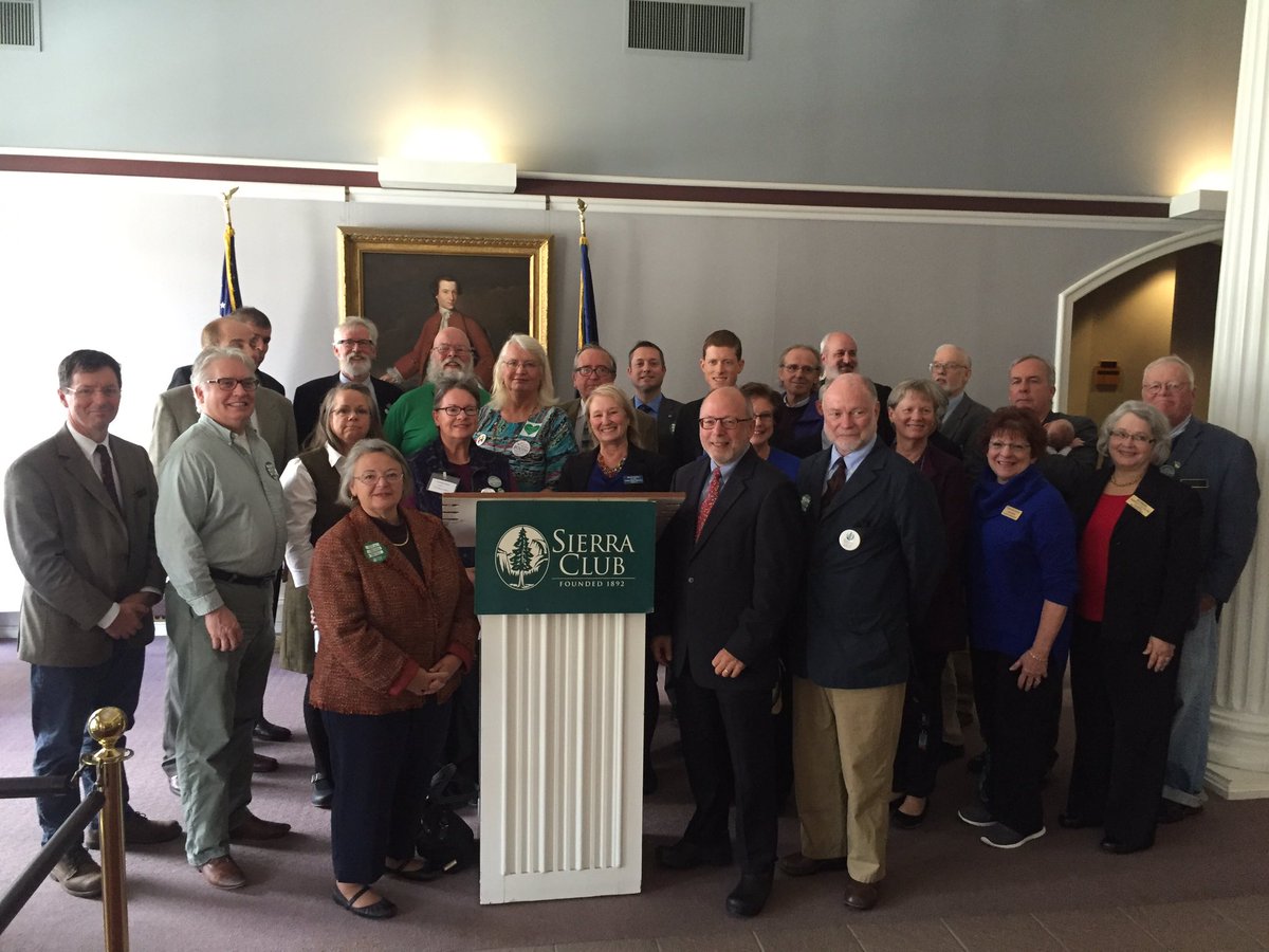 AndruVolinsky's tweet photo. Honored to have @NHSierraClub endorsement. We must work together to protect our planet so we can all enjoy &amp; explore #NH's natural beauty. https://t.co/lHIbQOvZgw