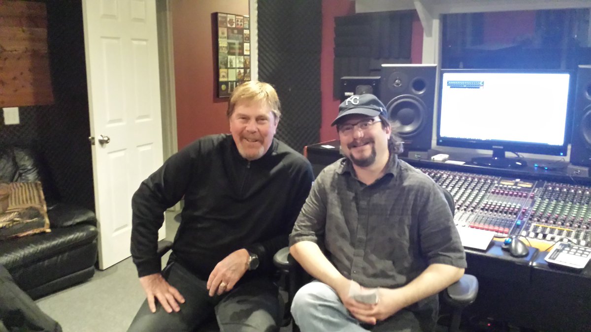 The legendary Al Fitzmorris in the studio  - great lyricist and some superb ideas coming out tonight.