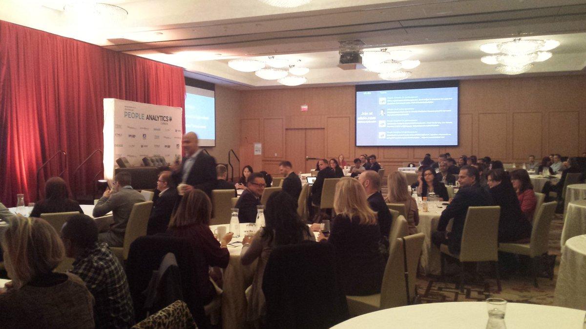 Louie_Mosca's tweet image. Full house today at People Analytics. Drop by to visit our booth. #HRanalyticsCA #talentmap