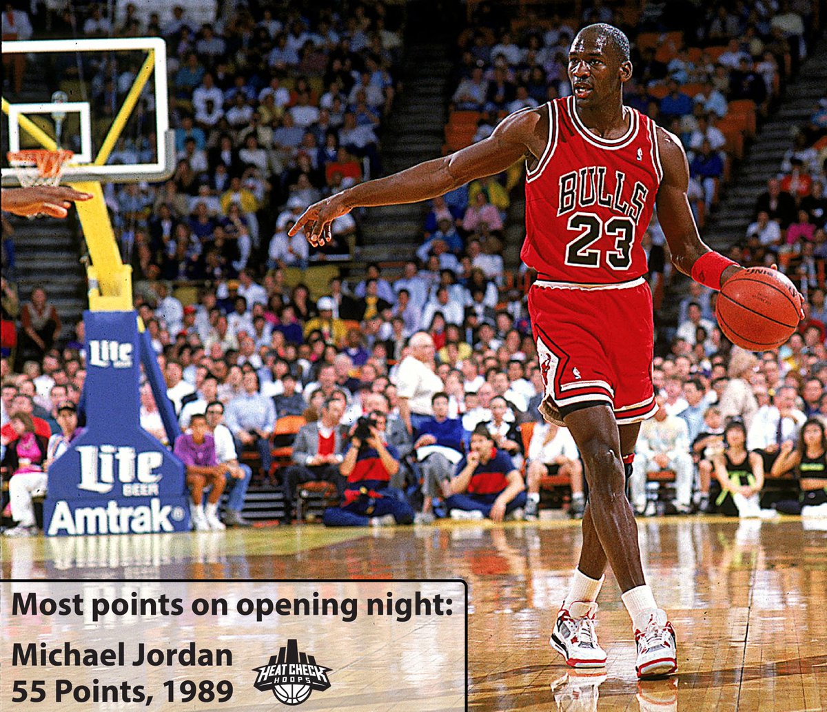 heatcheck_hoops's tweet photo. Melo, Lebron, Kyrie, Lillard, McCollum, Steph, Klay &amp; KD all going tonight. Can anyone top MJ's 55? #HCHoops #NBATipOff https://t.co/uUHQUnZri5