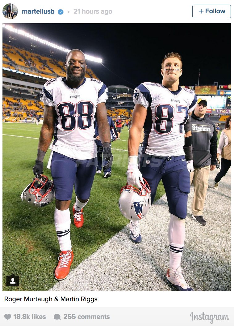 FeitsBarstool's tweet image. Bennett says he and Gronk are Murtaugh and Riggs.... Lethal Weapons it is!! 🔥🔥🔥🔥 store.barstoolsports.com/products/letha…