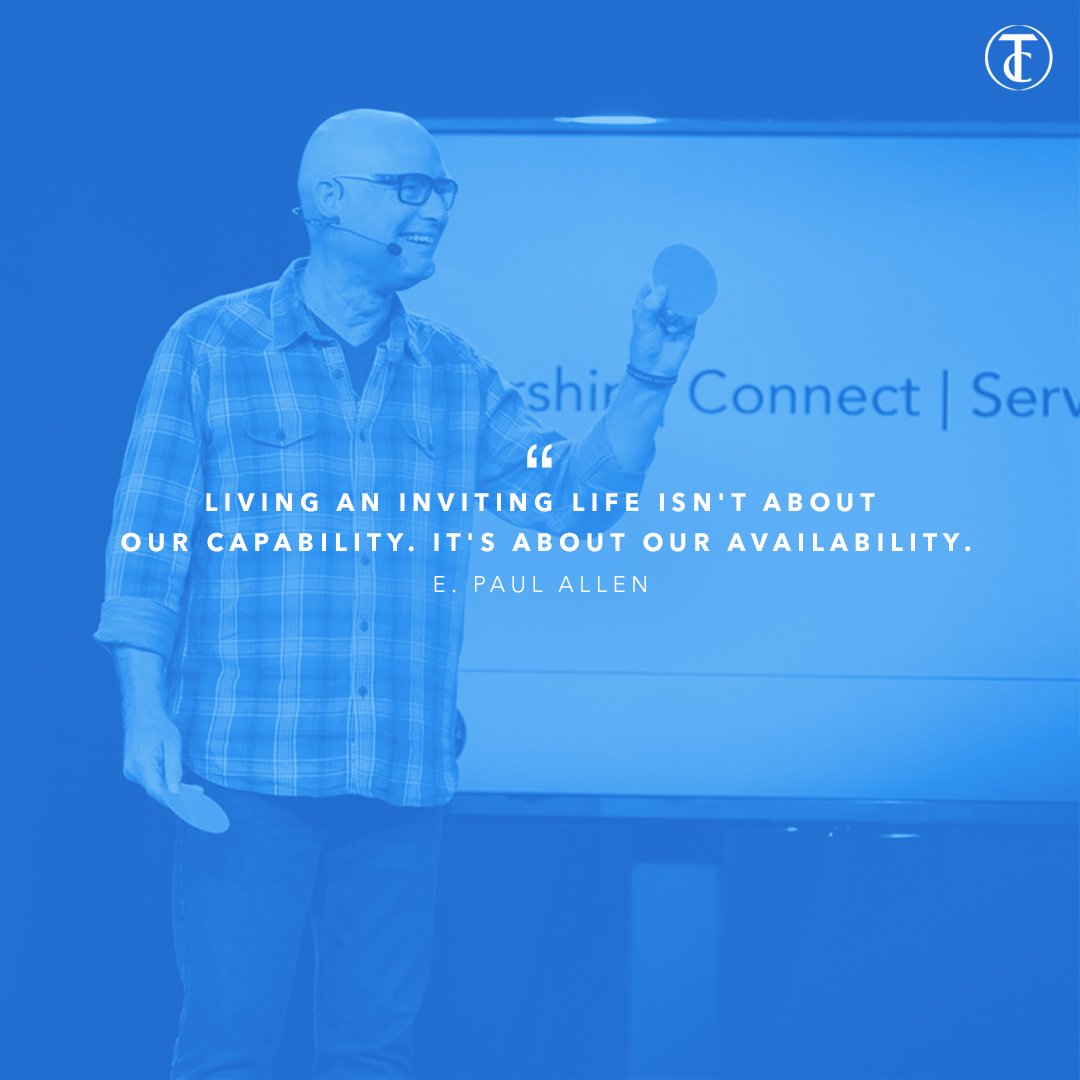 TCTransformers's tweet photo. Through the power of Christ in us, we can live an inviting life so that others can experience God's love. #TCRoots https://t.co/qePrOKcMNH