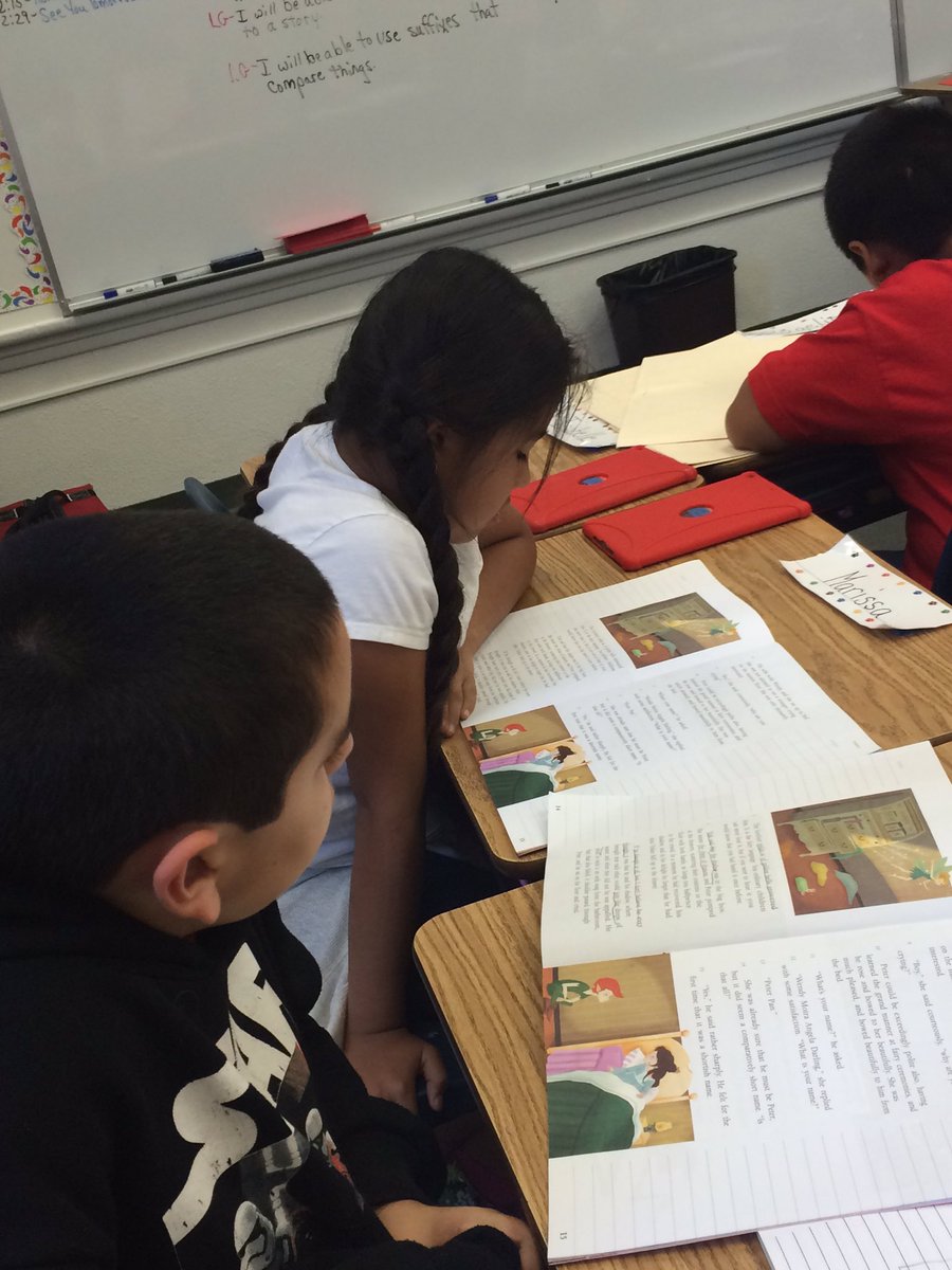 FelicitaSchool's tweet photo. 4th gr scholars @FelicitaSchool reading w/ a partner, looking for key details https://t.co/5sMGzgJUtb