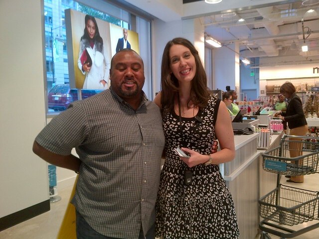 PennQuarter's tweet photo. Cristin, GM at the new Penn Quarter @NordstromRack in @DowntownDCBID &amp; @pqliving. #RackOpening Thurs, Oct. 27 https://t.co/kPfmjRn2Q7