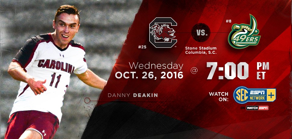 GamecockMSoccer's tweet image. MATCH PREVIEW: No. 25 South Carolina host No. 8 Charlotte in top-25 C-USA clash Wednesday night

📝➡️: gamecocksonline.com/sports/m-socce…

#Gamecocks🐔⚽️