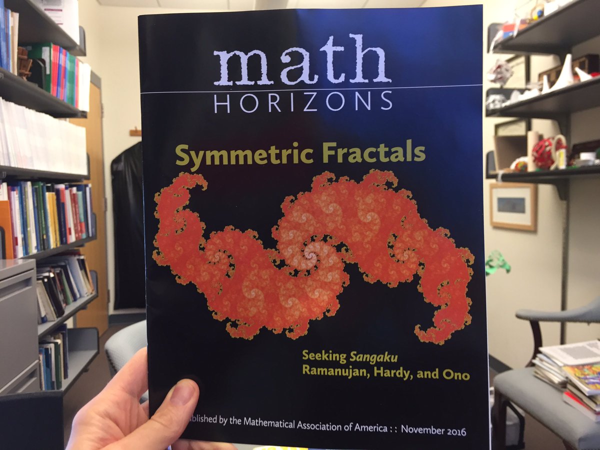 divbyzero's tweet image. The November issue of @MathHorizons has arrived! Articles by @darrenglass, @MrHonner, @CardColm. Halloween colors on the cover coincidental.