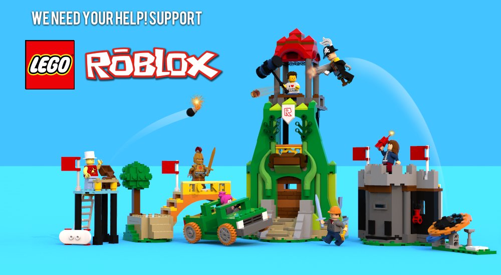 LEGO ROBLOX Crossroads - please help support!, I haven't do…