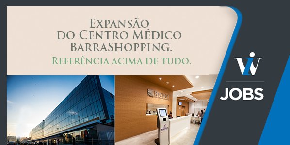 TweetsWide's tweet photo. Tá na rua e na internet a campanha da #Wide para divulgar a nova expansão do Centro Médico do BarraShopping. Confere aí esse #JobDaCasa: https://t.co/wXFkDBUutV