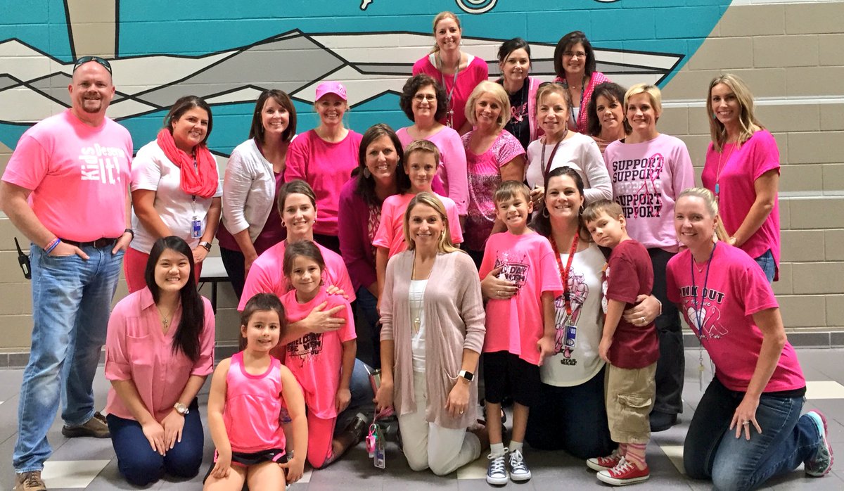 #Eddins was rocking the pink in honor of our Survivors and those battling! Stay Strong! <a href="/thepinkribbon/">Prevent BreastCancer</a> #eddinsLUV