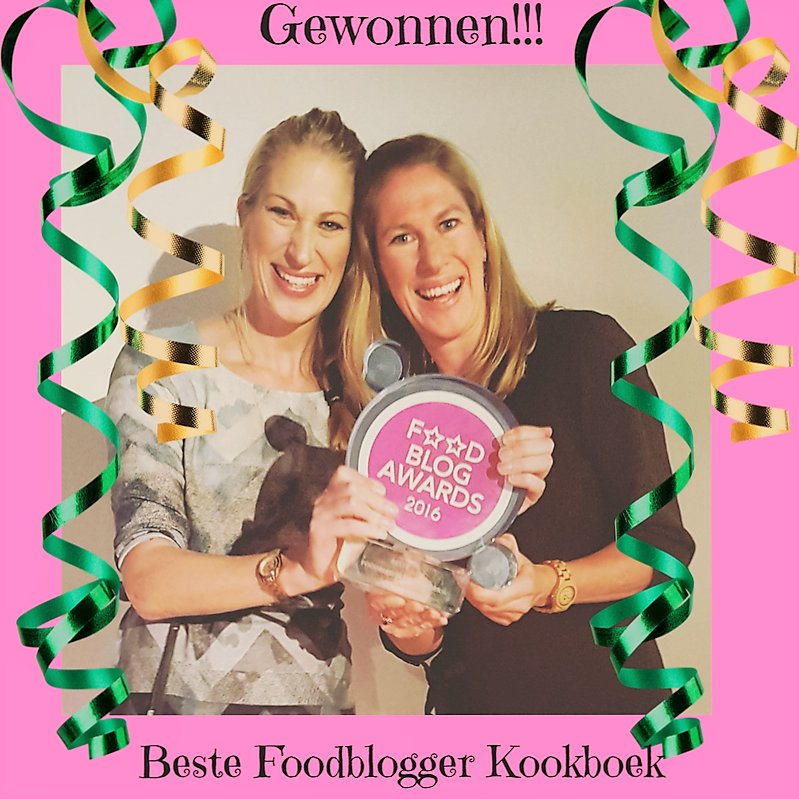 jannekekoeman's tweet image. Gewonnen!!!! 🎊🎂 super blij :) Beste Foodblogger kookboek 2016. Wat een geweldige avond #foodblogaward2016 #happy #party