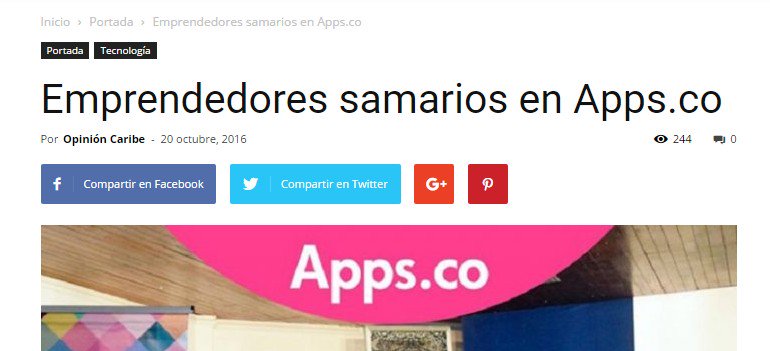 IndustriaDigCol's tweet photo. "Emprendedores samarios en #Apps.co" vía @opinioncaribe @buildoorapp @Bedtimesco @TuTrip_App @iRegalosApp https://t.co/c4VF05eioS https://t.co/vuguvRuOJ5