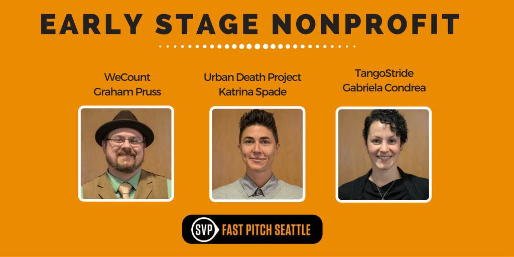 SVPFastPitch's tweet photo. Don't miss out on the 3 Early Stage #NonProfitTrack finalists tonight at #FPFinalShowdown! Join us @McCawHall  5pm. Limited Tkts at the door https://t.co/LLIQsPFyYM