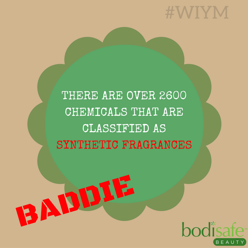 bodisafe's tweet photo. Synthetic fragrances cover a wide variety of chemicals and can hide other baddies! #baddies #bodisafe #WIYM https://t.co/SUN88CYNoT https://t.co/vwursLVVgu