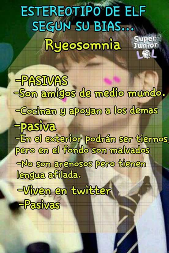 SujuFanLove's tweet photo. ¿Y ustedes a cual pertenecen? ¿Son #Ryeosomnias ? #Ryeowook https://t.co/bxnqj9Ahs0