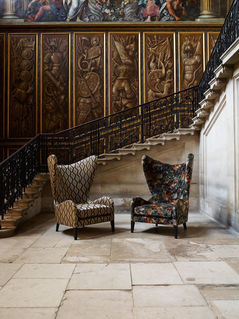 <a href="/gpjbaker/">GP & J Baker</a>’s collaboration with the United Kingdom’s Historic Royal Palaces highlights elements of royal gardens and interiors.