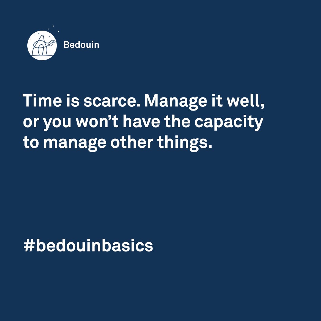 bedouin's tweet photo. Time is of the essence 🕙.
#bedouinbasics https://t.co/XjdC0o5Qtp
